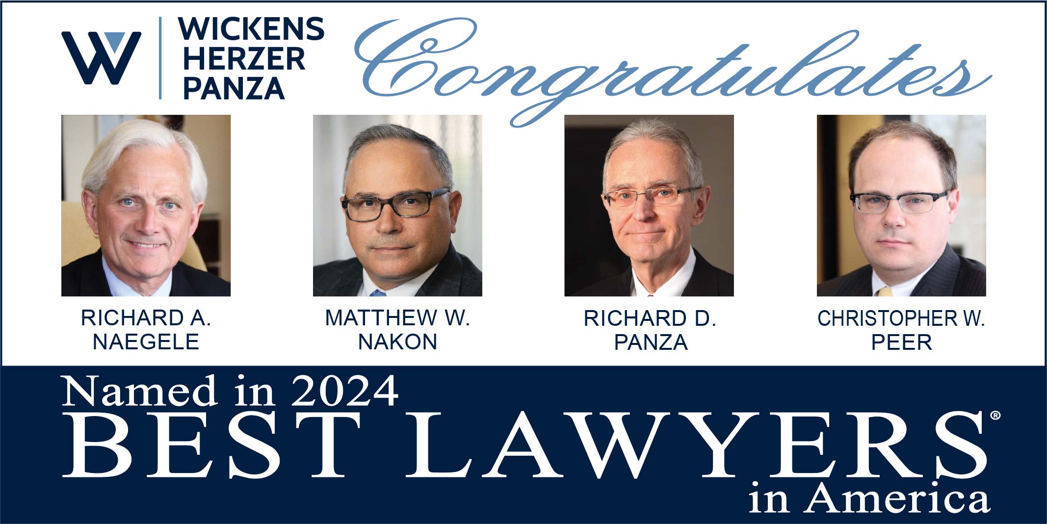 Four Lawyers From Wickens Herzer Panza Recognized In The Best Lawyers   2024 Announcement Best Lawyers Graphic 1024 Px W X 512 Px H 